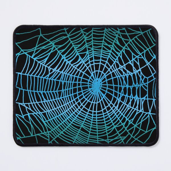 Item preview, Spider web in light blue black for darkly sweet Goth - Halloween gifts designed and sold by MadandMean.