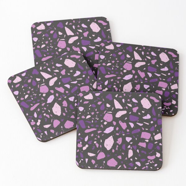 Item preview, Copy of Black and Neutral Pinks Terrazzo Marble designed and sold by thesnowwhyte.