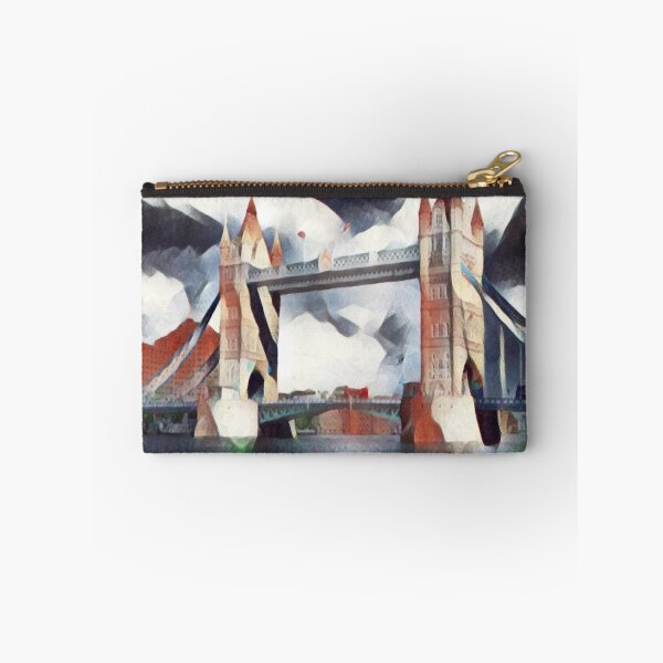 Item preview, London Tower Bridge River Thames Geometric Digital Painting designed and sold by ramazis.