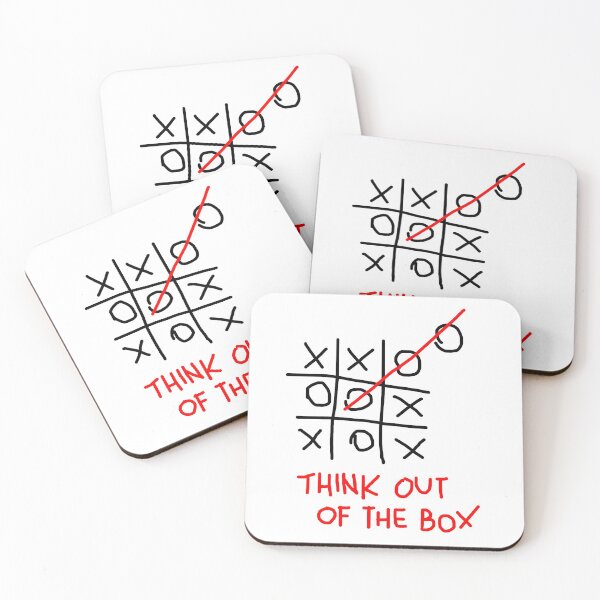 Item preview, Tic-tac-toe game: Think out of the box by Fausto Novelli FN artworks designed and sold by GudNius.