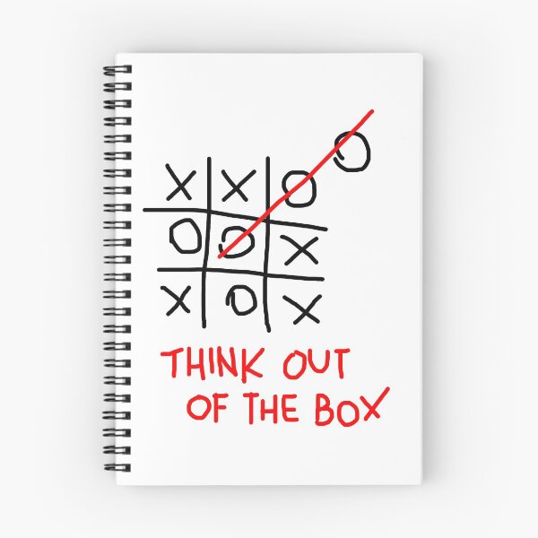 Item preview, Tic-tac-toe game: Think out of the box by Fausto Novelli FN artworks designed and sold by GudNius.