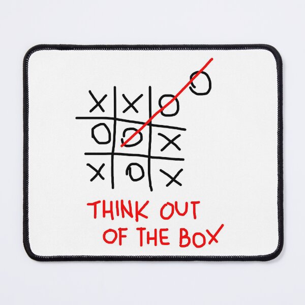 Item preview, Tic-tac-toe game: Think out of the box by Fausto Novelli FN artworks designed and sold by GudNius.