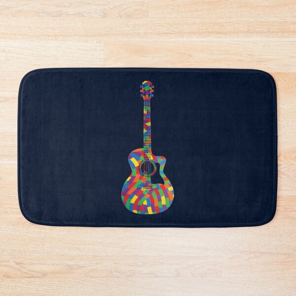 Item preview, Auditorium Style Acoustic Guitar Colorful Texture designed and sold by nightsworthy.