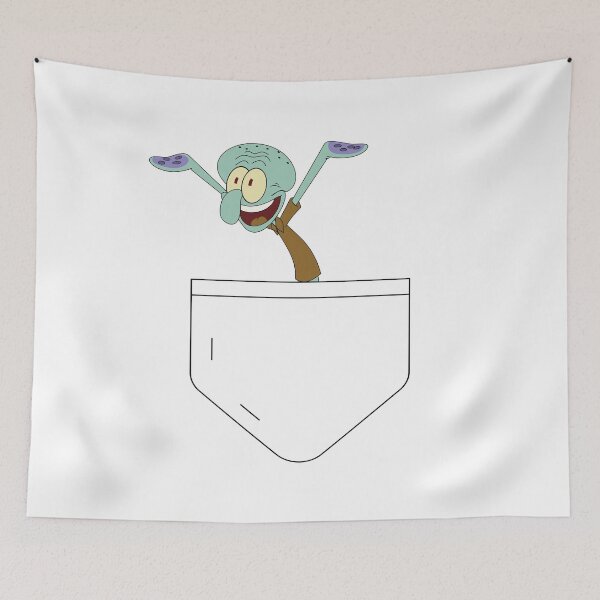 Item preview, Squidward in a Pocket - Sponge Bob designed and sold by Apenimon.