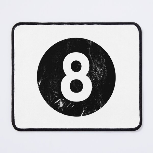 Item preview, 8 Ball Cue Ball (distressed design) designed and sold by siggyspatsky.