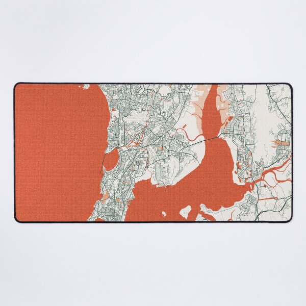 Item preview, Mumbai City Map of India - Bohemian designed and sold by deMAP.