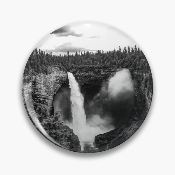 Item preview, Helmcken falls in grey designed and sold by Perggals© - Stacey Turner.