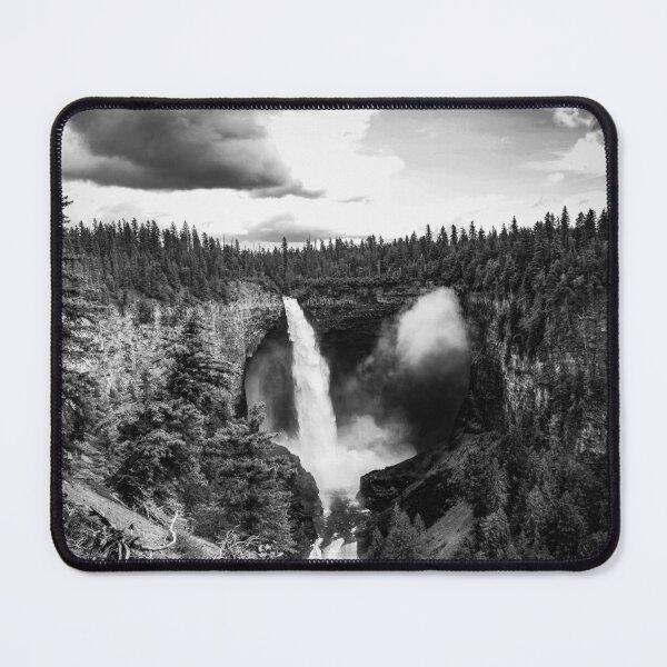 Item preview, Helmcken falls in grey designed and sold by Perggals© - Stacey Turner.