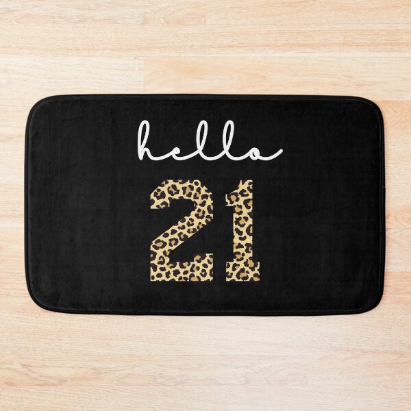 Item preview, Hello 21 | 21st birthday Cheetah Print | 21st birthday gift | Cute 21st birthday Outfit designed and sold by Violet Treasures.