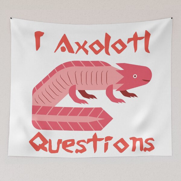 Item preview, I Axolotl Questions funny pun t-shirts designed and sold by ikutosaufi.