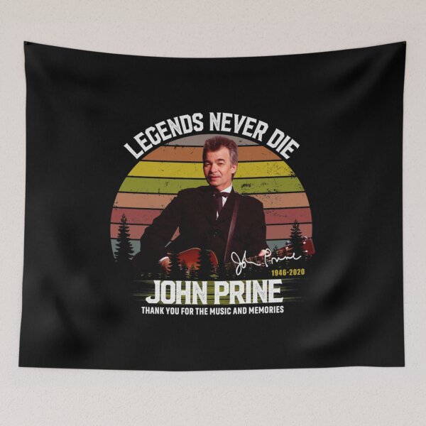 Item preview, John Graphic Prine Legends Never Die designed and sold by FedericaCastell.