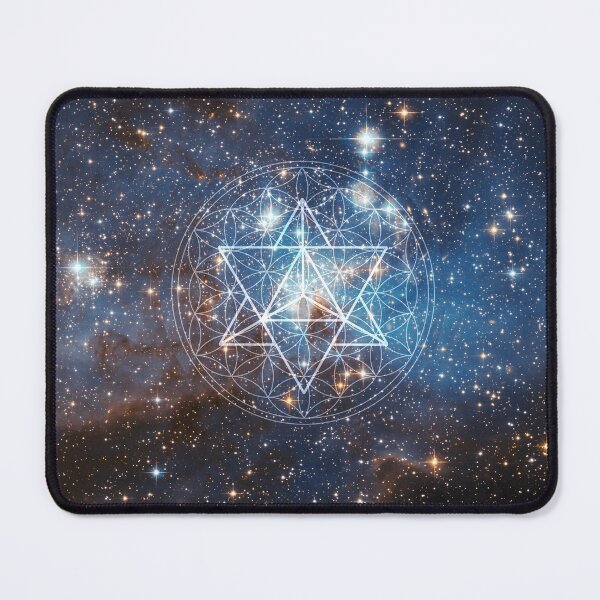 Item preview, Merkaba in Flower of Life designed and sold by Bluepress.