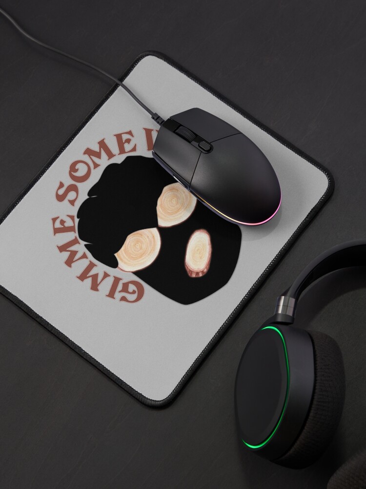 Alternate view of Bearded Carpenter - Gimme Some Wood Mouse Pad