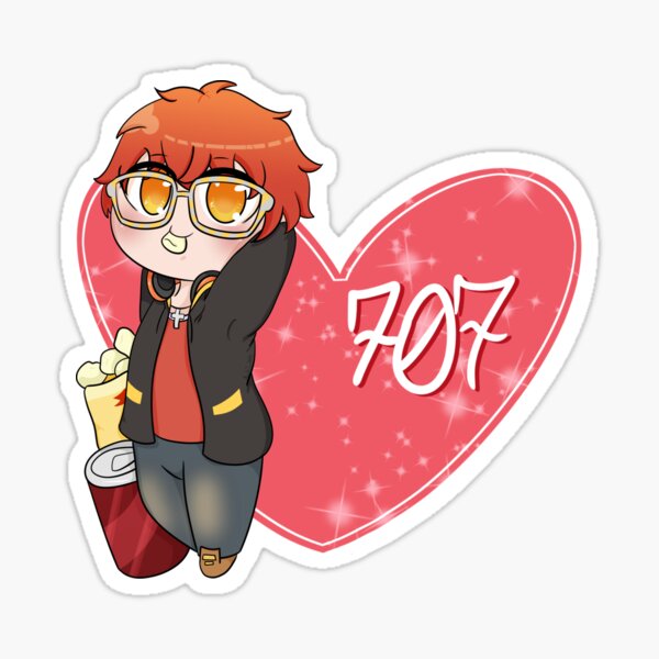 Mystic Messenger Chibi 707 Sticker
