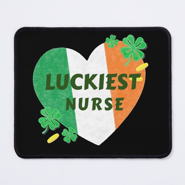 Item preview, Luckiest Nurse - St Patricks Day designed and sold by YueHeng Creates ⭐⭐⭐⭐⭐.