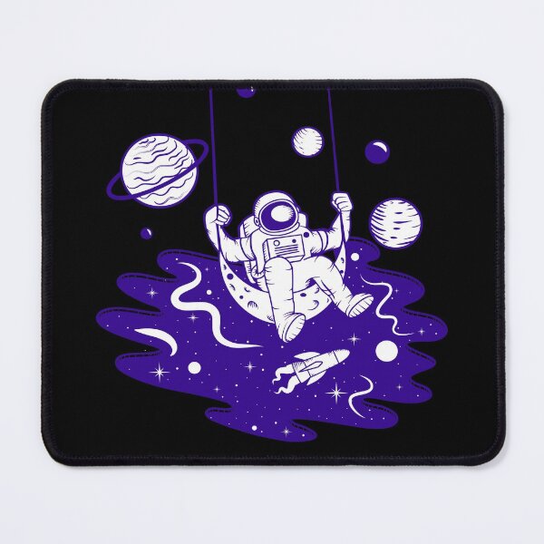 Item preview, Moon Swing Astronaut - Cute Space designed and sold by YueHeng Creates ⭐⭐⭐⭐⭐.