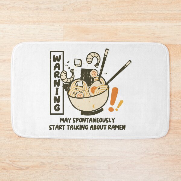 Item preview, Warning May Spontaneously Start Talking About Ramen designed and sold by Blaacklight.
