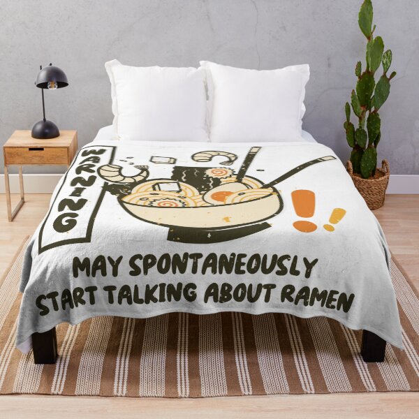 Item preview, Warning May Spontaneously Start Talking About Ramen designed and sold by Blaacklight.