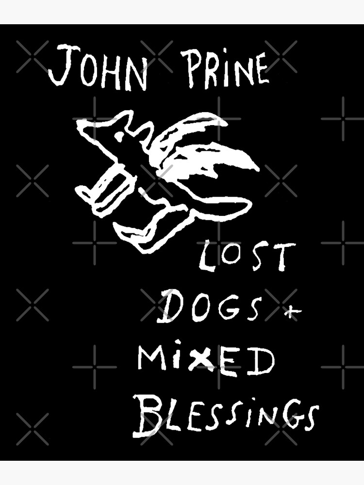 Vintage 90s popular Official JOHN PRINE Lost Dogs & Mixed Blessings 95 HAT Country Folk