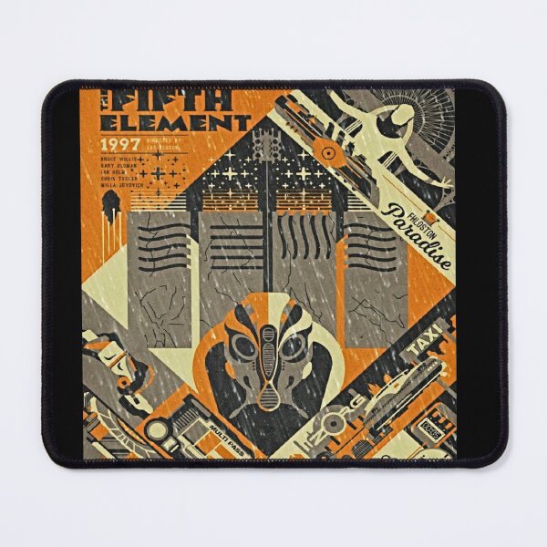Item preview, The Fifth Element Retro Poster designed and sold by Aemeth.