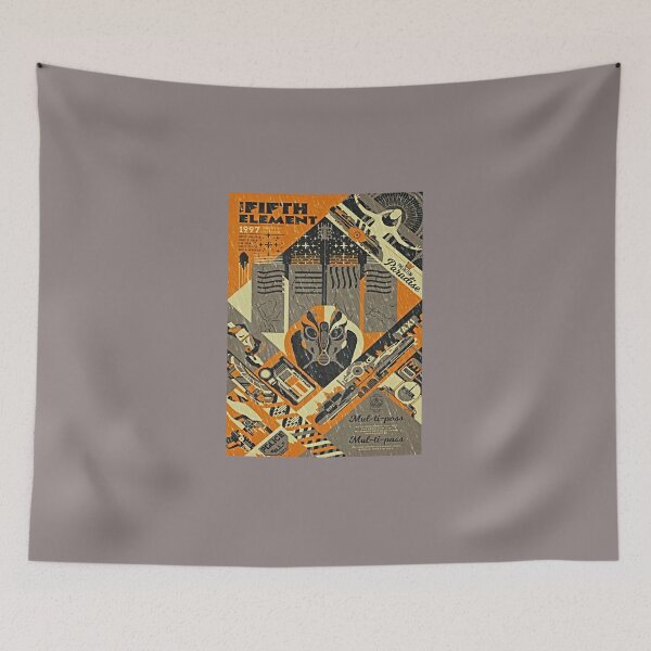 Item preview, The Fifth Element Retro Poster designed and sold by Aemeth.