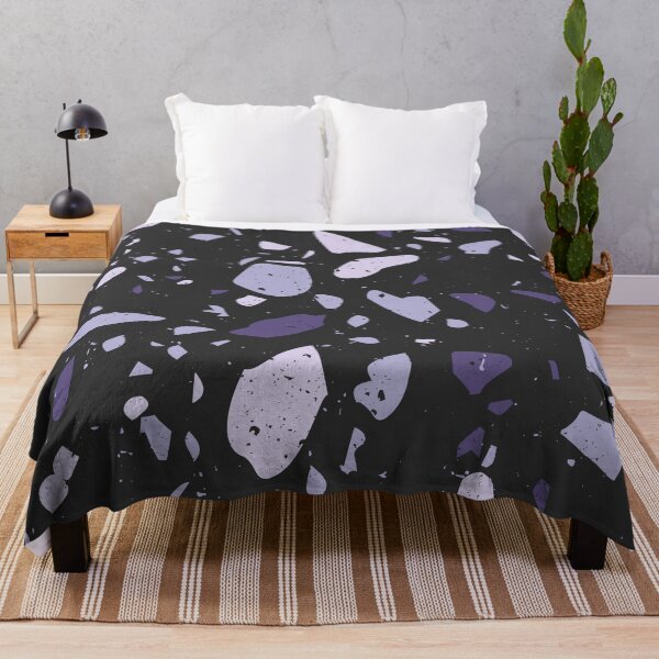 Item preview, Black and Blue Terrazzo Marble designed and sold by thesnowwhyte.