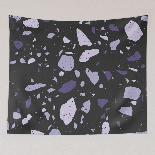Item preview, Black and Blue Terrazzo Marble designed and sold by thesnowwhyte.