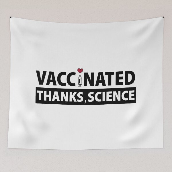 Item preview,  vaccnated thanks, science /corona vaccination ,vaccinated af!, I got vaccinated designed and sold by Queengood.