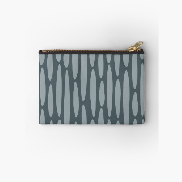 Item preview, Elongated Ovals Blue Grey, Misaligned Shapes designed and sold by DeStract.