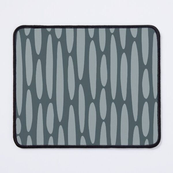 Item preview, Elongated Ovals Blue Grey, Misaligned Shapes designed and sold by DeStract.