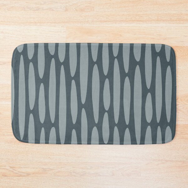 Item preview, Elongated Ovals Blue Grey, Misaligned Shapes designed and sold by DeStract.