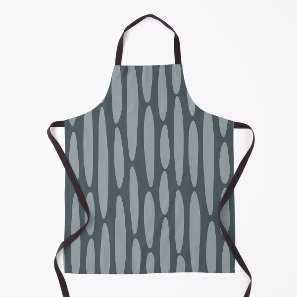 Item preview, Elongated Ovals Blue Grey, Misaligned Shapes designed and sold by DeStract.