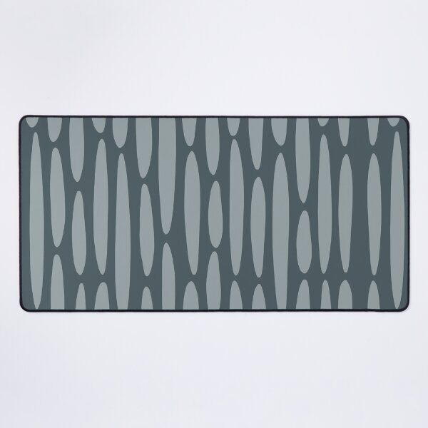 Item preview, Elongated Ovals Blue Grey, Misaligned Shapes designed and sold by DeStract.
