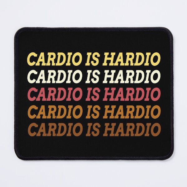 Item preview, Cardio is Hardio Funny Vintage Workout - Workout designed and sold by YueHeng Creates ⭐⭐⭐⭐⭐.