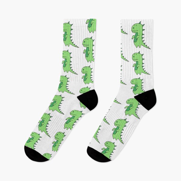 Item preview, cute green t-rex dinosaur design designed and sold by moonbean-art.