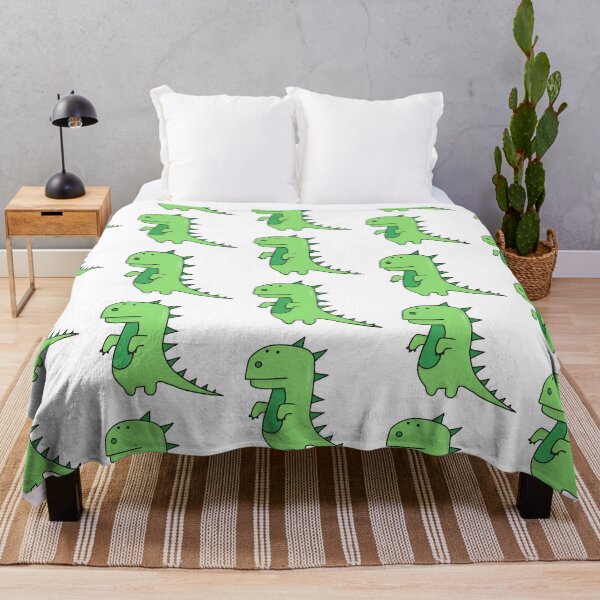 Item preview, cute green t-rex dinosaur design designed and sold by moonbean-art.