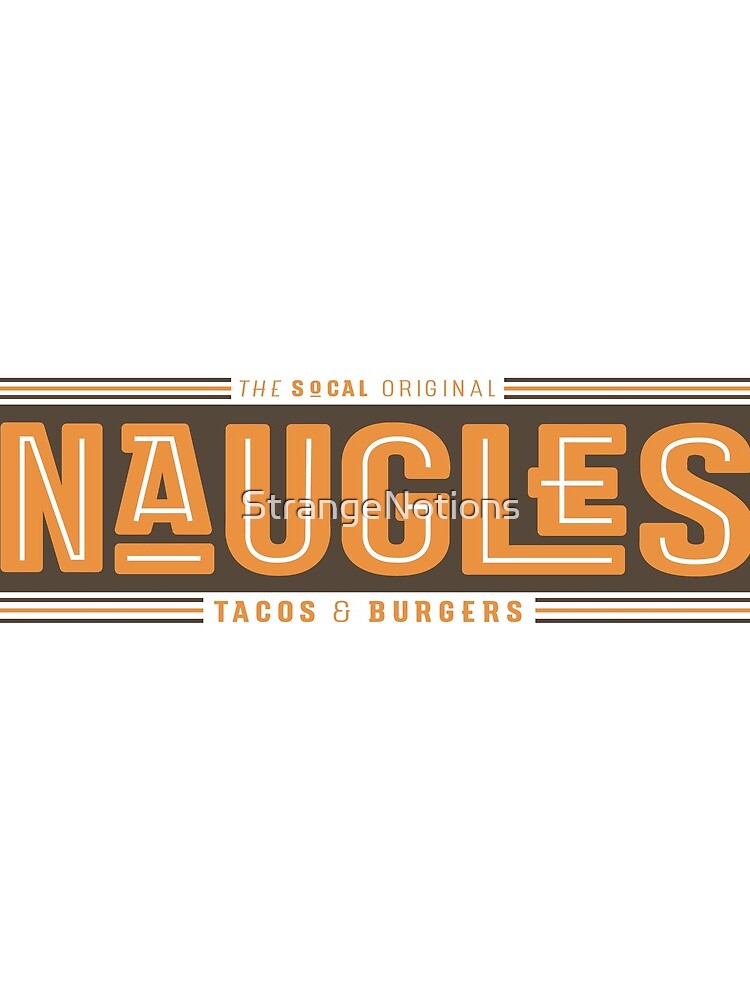 Naugles Defunct Southern California Mexican Food Restaurant Logo by StrangeNotions
