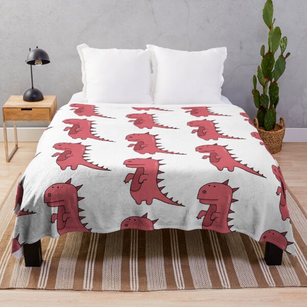 Item preview, cute red t-rex dinosaur design designed and sold by moonbean-art.