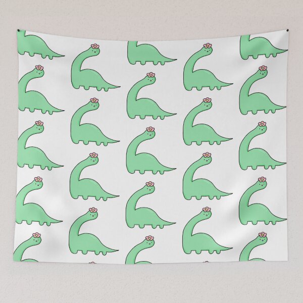 Item preview, cute brachiosaurus dinosaur design designed and sold by moonbean-art.