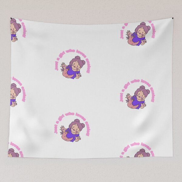 Item preview, just a girl who loves axolotl designed and sold by alessialexx.