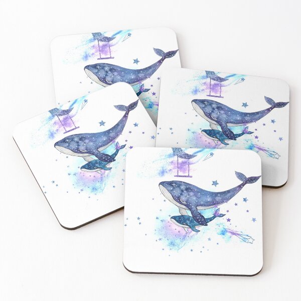 Item preview, space whale family designed and sold by craftduck.