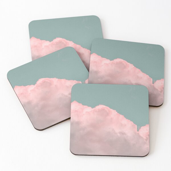 Item preview, Teal Sky Pink Clouds designed and sold by Luxxe87.