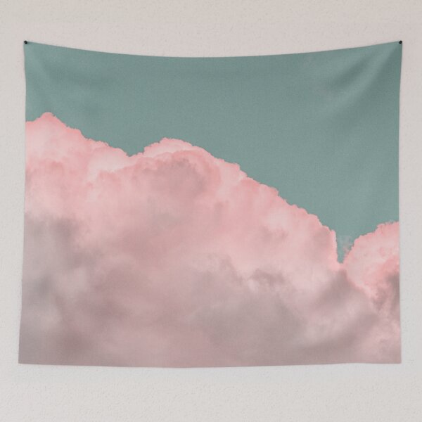 Item preview, Teal Sky Pink Clouds designed and sold by Luxxe87.