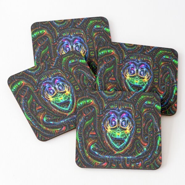 Artikelvorschau, psychedelisches Eulendesign entworfen und verkauft von BelAnnGrey.