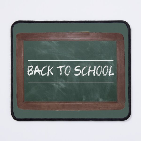 Item preview, Back to School blackboard with chalk writing lessons pupil teacher - back to school designed and sold by MadandMean.