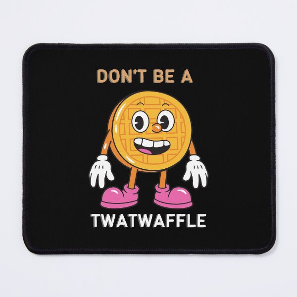 Item preview, DONT BE A TWATWAFFLE (PINK) - twat humor - waffle pun designed and sold by CaitU.