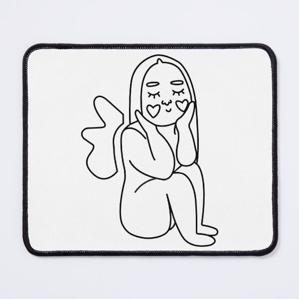 Item preview, Little angel girl doodle designed and sold by evamartinelli.