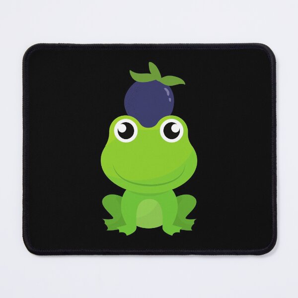 Item preview, Cute Frog with Blueberry Hat - Frog Lover designed and sold by CaitU.