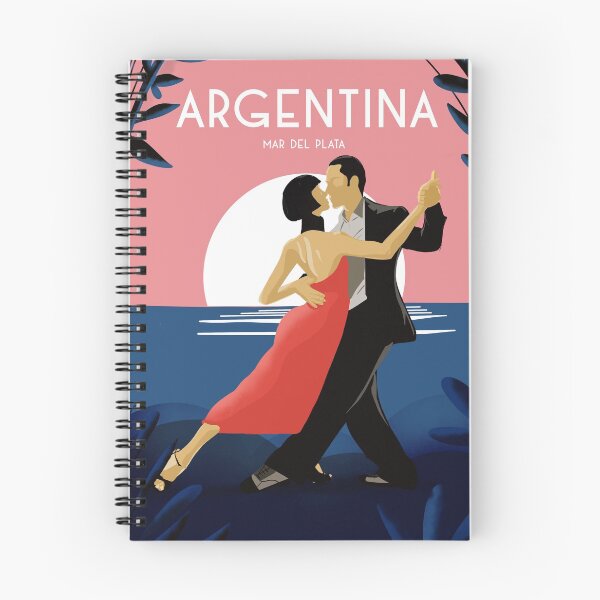Item preview, Argentina tango mar del plata poster designed and sold by Arctic frame studio.