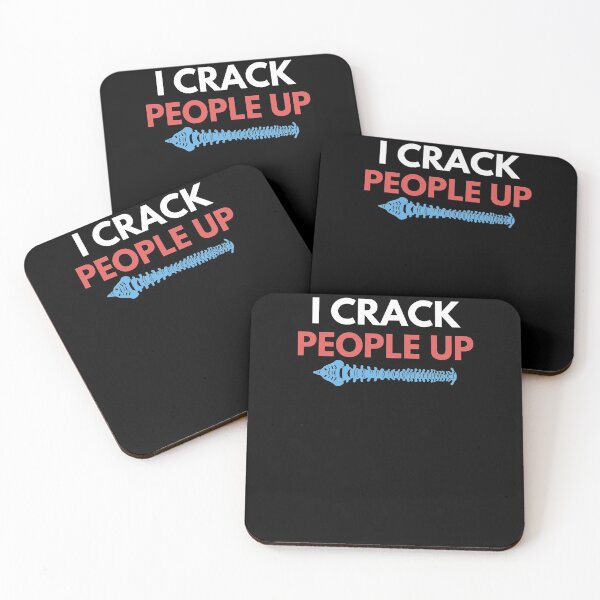 Item preview, I Crack People Up Funny Chiropractor Spine adjust Therapist designed and sold by patroart.